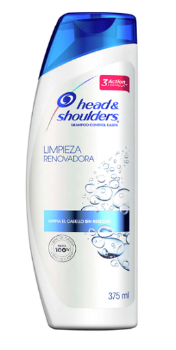 [7500435020008] HEAD & SHOULDERS SHAMPOO LIMPIEZA RENOVADORA 375 ML