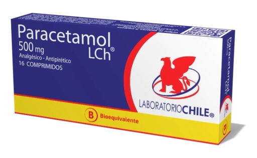 [7800007124326] PARACETAMOL 500 MG LCH X 16 COMP (GENER) (PTM)