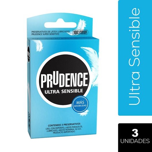 [7730963251029] PRUDENCE PRESERVATIVO ULTRASENSIBLE X 3 UNID