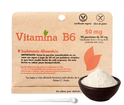 [0614143677113] VITAMINA B6 50 MG X 90 PORCIONES (DULZURA NATURAL)