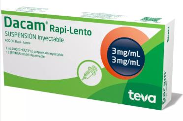 DACAM RAPI LENTO  (BETAMETASONA/FOSFATO ACETATO) AMPOLLA X 3 ML + JER