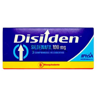 [7804614931605] DISILDEN 100 MG X  3 COMP (SILDENAFIL)
