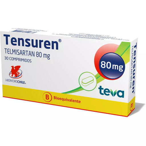 [7800007805683] TENSUREN 80 MG X 30 COMP (TELMISARTAN)