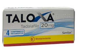 [7800038000996] TALOXA 20 MG X 4 COMPRIMIDOS RECUBIERTOS (TADALAFILO)