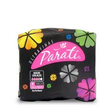 [7809536101068] PARATI TOALLA NOCHE ULTRAFINA CON ALAS X 8 UNID