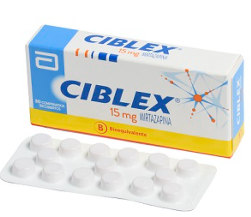 CENABAST MIRTAZAPINA 30 MG X 30 COMP (CIBLEX)