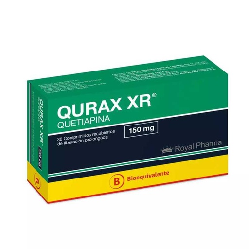 [7800059005567] CENABAST QUETIAPINA 150 MG X 30 COMP (QURAX XR)