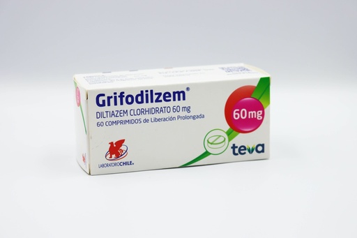 CENABAST DILTIAZEM  60 MG X 60 COMP (GRIFODILZEM)