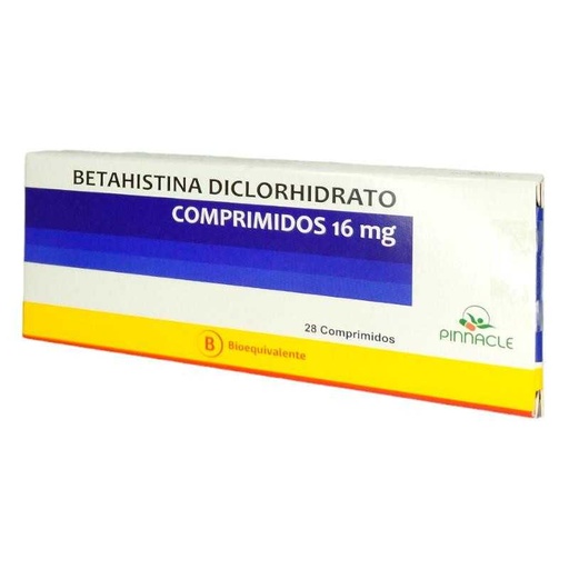 [7804677770180] CENABAST BETAHISTINA 16 MG  X 30 COMP (LAB. PINNACLE)