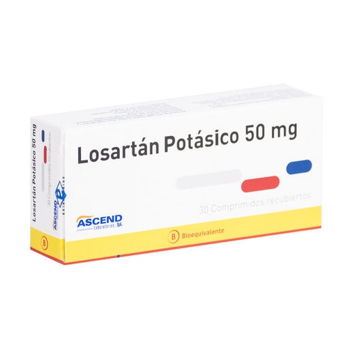 [7804650880677] LOSARTAN 50 MG ASCEND X 30 COMP (GENER)