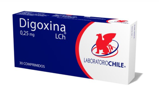 CENABAST DIGOXINA 0.25 MG LCH X 30 COMP (GENER) (PTM)