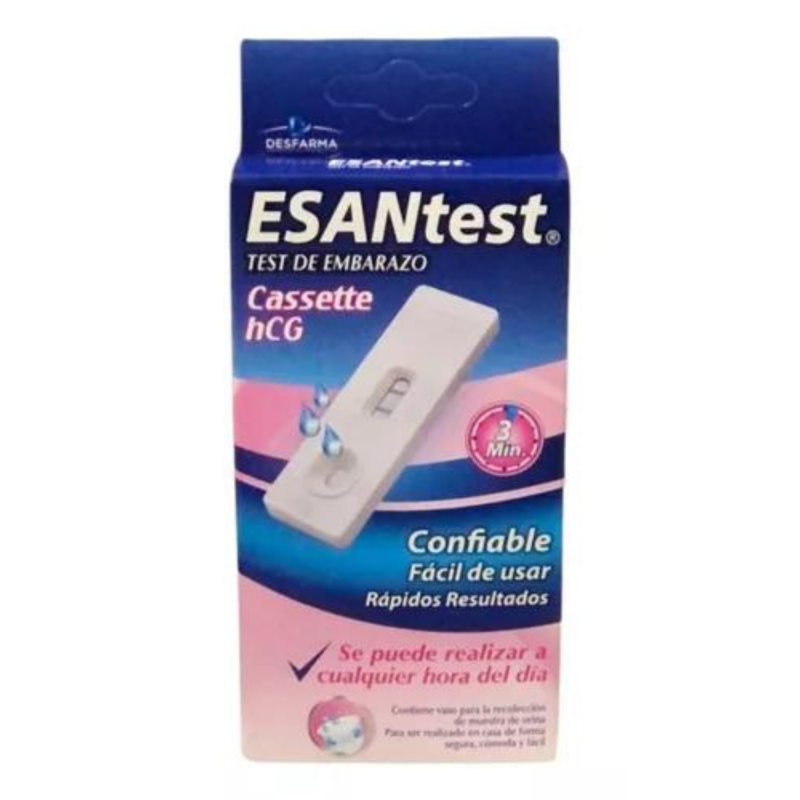 ESANTEST TEST EMBARAZO CASSETTE X 1 UNID | Farmazon-Farmacia On Line ...