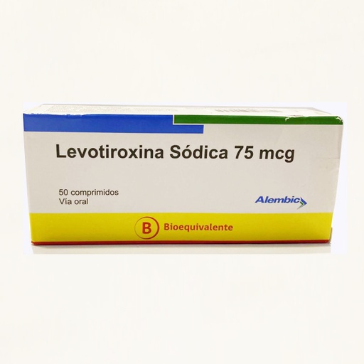 CENABAST LEVOTIROXINA 75 MCG X 50 COMP ALEMBIC