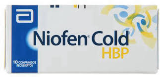 NIOFEN COLD HBP X 10 COMP (IBUPROFENO/CLORFENAMINA)
