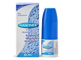 NASONEX INHALADOR NASAL 50 MCG X 140 DOSIS (MOMETASONA) ORGANON