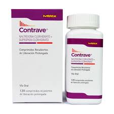 CONTRAVE X 120 COMP LP (NALTREXONA+BUPROPION) MERCK
