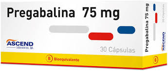 PREGABALINA 75 MG  ASCEND X 30 CAP (GENER)