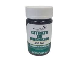 MAGNESIO CITRATO 500 MG X 90 CAPSULAS (NAT) GREEN MEDICAL