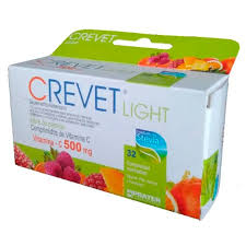 VITAMINA C 500 MG CREVET LIGHT X 32 COMPRIMIDOS MASTICABLES PRATER