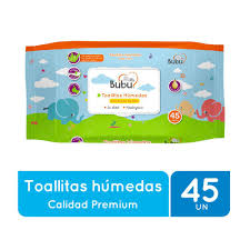 BUBU TOALLITAS HUMEDAS SIN ALCOHOL X 45 UNID