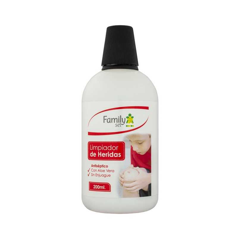 LIMPIADOR DE HERIDAS (ANTISEPTICO) X 200 ML FAMILY SET | Farmazon ...