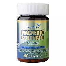 MAGNESIO GLICINATO 500 MG X 60 CAPSULAS (NAT) GREEN MEDICAL