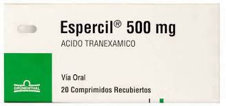 CENABAST ACIDO TRANEXAMICO 500 MG X 20 COMP (ESPERCIL)
