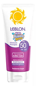 LEBLON FOTOPROTECTOR KIDS BUBBLE GUM FPS 50+ X 90 GR