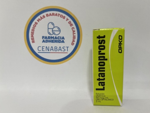 CENABAST LATANOPROST SOL OFT X 3 ML OPKO (GENER)