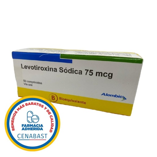 CENABAST LEVOTIROXINA 100 MCG X 100 COMP ALEMBIC