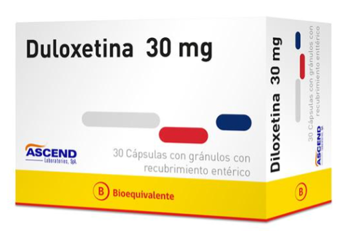 DULOXETINA 30 MG ASCEND X 30 CAP (GENER)***