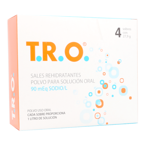 T.R.O 90 X 4 SOBRES X 27,9 GR (SALES REHIDRATACION) (PTM)