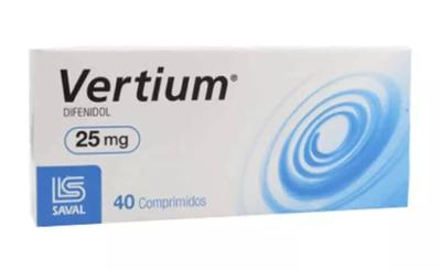 VERTIUM 25 MG X 40 COMP (DIFENIDOL)