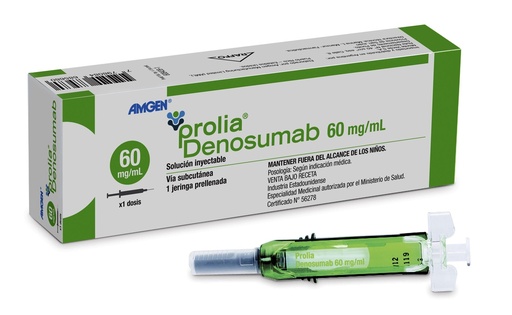 PROLIA 60 MG/ML SOL INYX 1 JERINGA PRELLENADA(DENOSUMAB) (PROLIA) (REFR:REQUIERE CADENA FRIO)