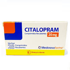 CENABAST CITALOPRAM 20 MG X 28 COMP (GENER)