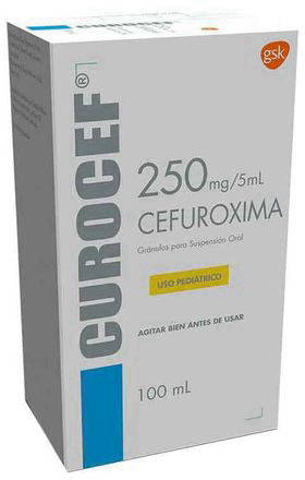 CUROCEF CEFUROXIMA 250 MG/5 ML X 100 ML