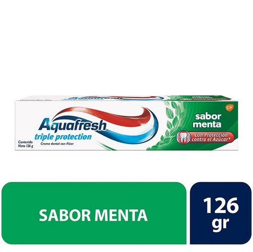 AQUAFRESH PASTA TRIPLE PROTECCION X 126 GR
