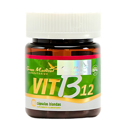 VITAMINA B12 X 60 CAPSULAS (NAT) GREEN MEDICAL