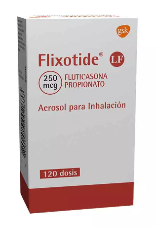 CENABAST FLIXOTIDE LF 250 MCG/DOSIS AEROSOL INHALACION X 120 DOSIS (FLUTICASONA)