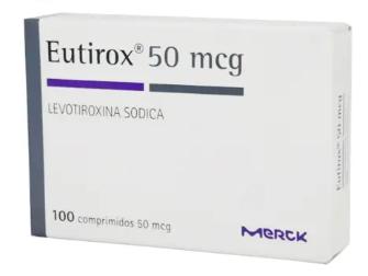 EUTIROX 50 MCG X 50 COMP (LEVOTIROXINA)