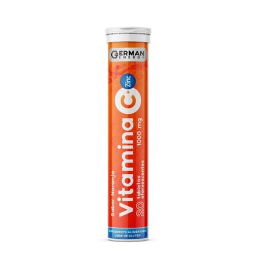 VITAMINA C + ZINC X 20 COMP EFERVESCENTES GERMAN ENERGY