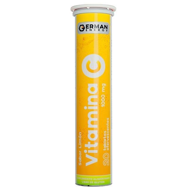 VITAMINA C 1000 MG X 20 COMP EFERV SABOR LIMON GERMAN ENERGY | Farmazon ...