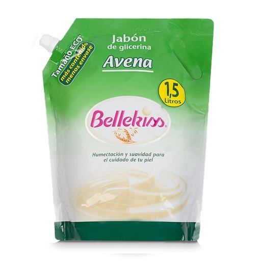 BELLEKISS JABON DE GLICERINA AVENA X 1500 ML