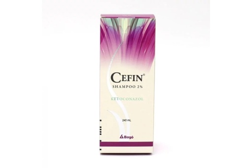 CEFIN SHAMPOO 2% X 240 ML (KETOCONAZOL)