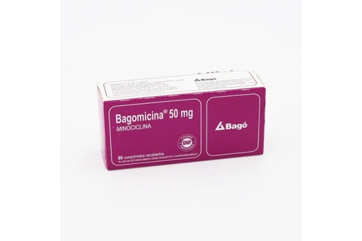 BAGOMICINA 50 MG X 60 COMP (MINOCICLINA)