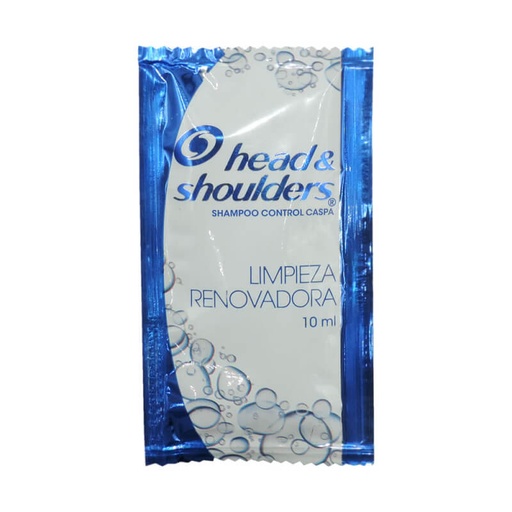 HEAD & SHOULDERS SHAMPOO SACHET LIMP RENOVADORA 10 ML