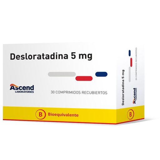 DESLORATADINA 5 MG ASCEND X 30 COMP (GENER)