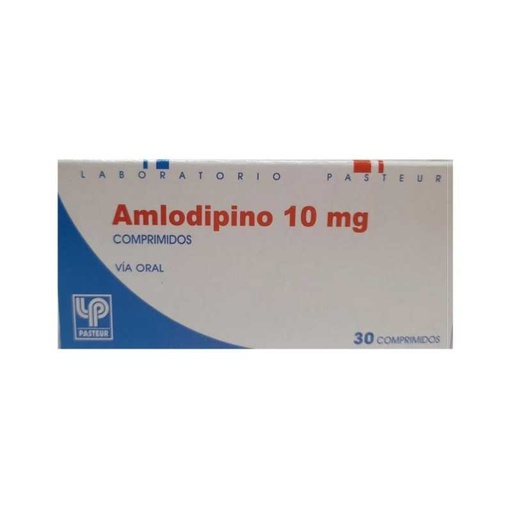AMLODIPINO 10 MG PASTEUR X 30 COMP (GENER)