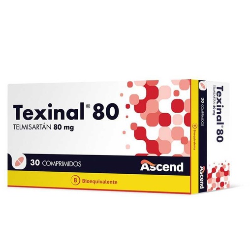 TEXINAL 80 MG X 30 COMP (TELMISARTAN)