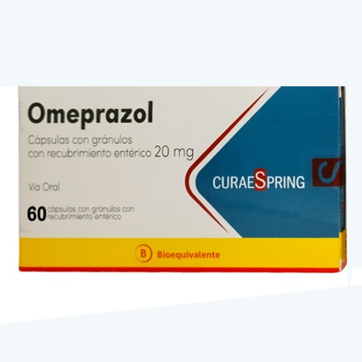 OMEPRAZOL 20 MG CURAESPRING X 60 CAPS (PTM) (GENER)